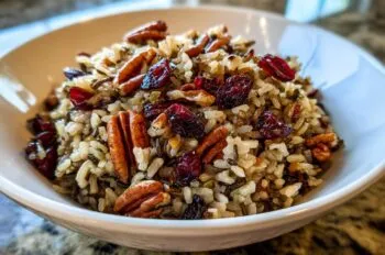 Wild Rice Pilaf with Dried Cranberries - HIDDEN RECIPE