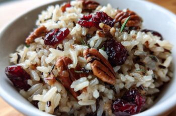 Wild Rice and Cranberry Pilaf
