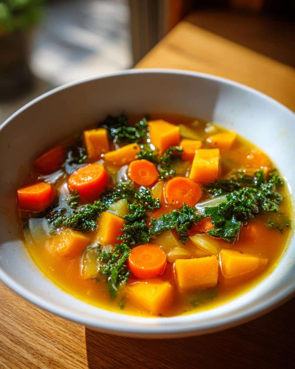 Autumn harvest soup - detail 1