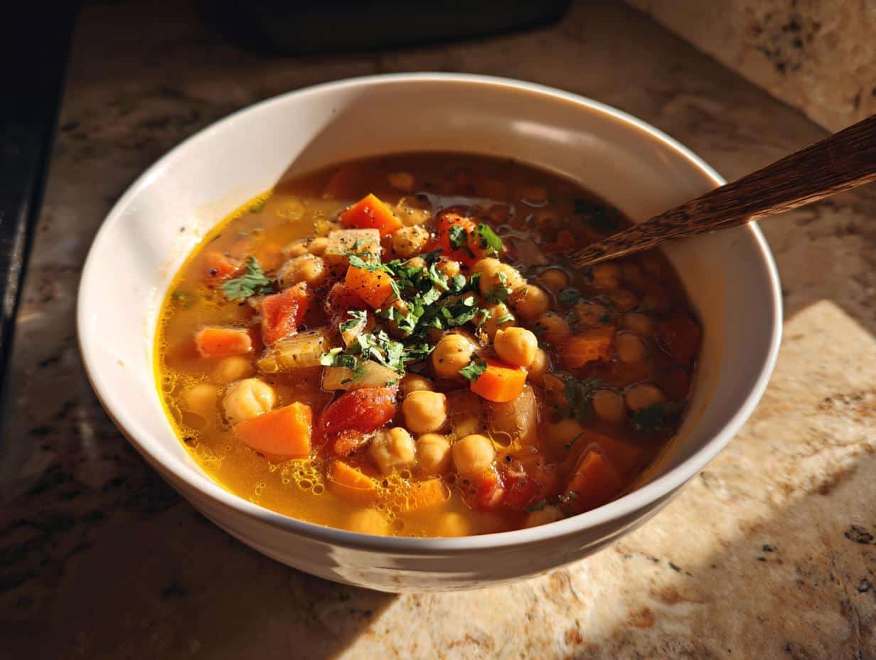 Chickpea and vegetable stew