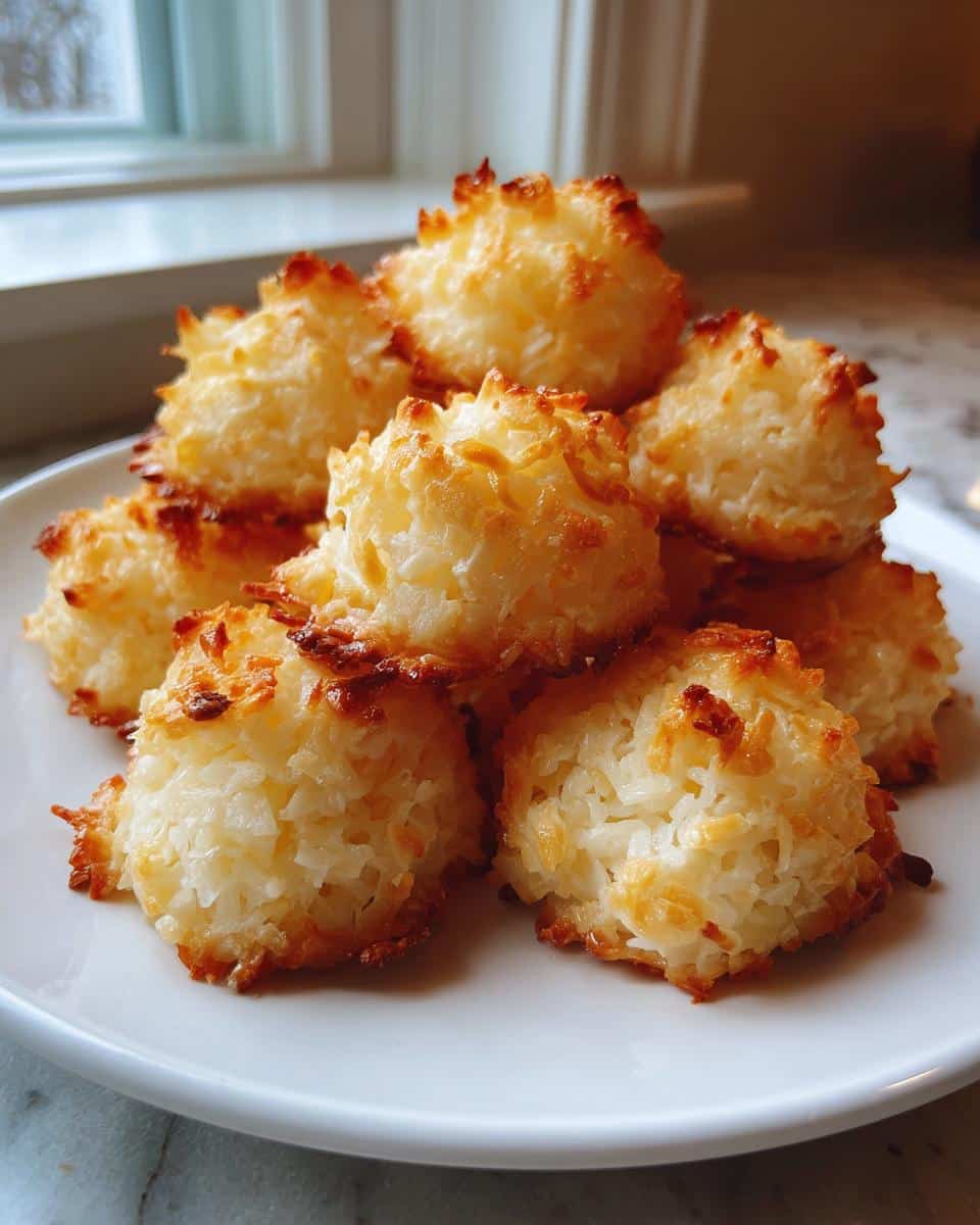Coconut macaroons dairy-free - detail 1