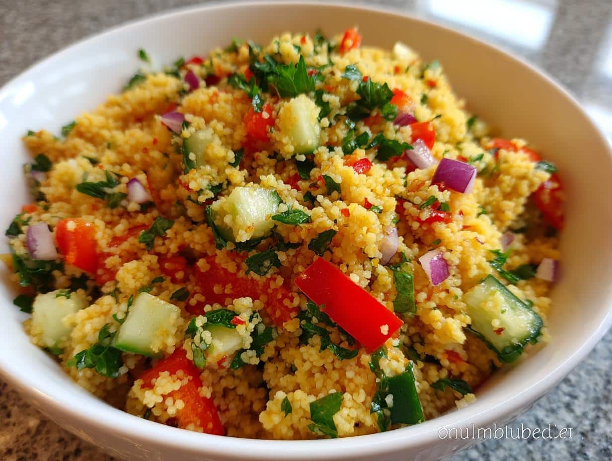 Moroccan couscous salad
