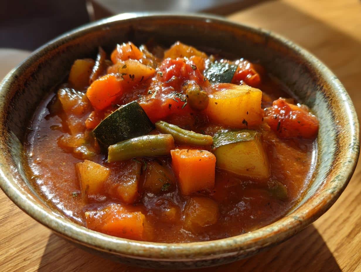 One pot vegetable stew