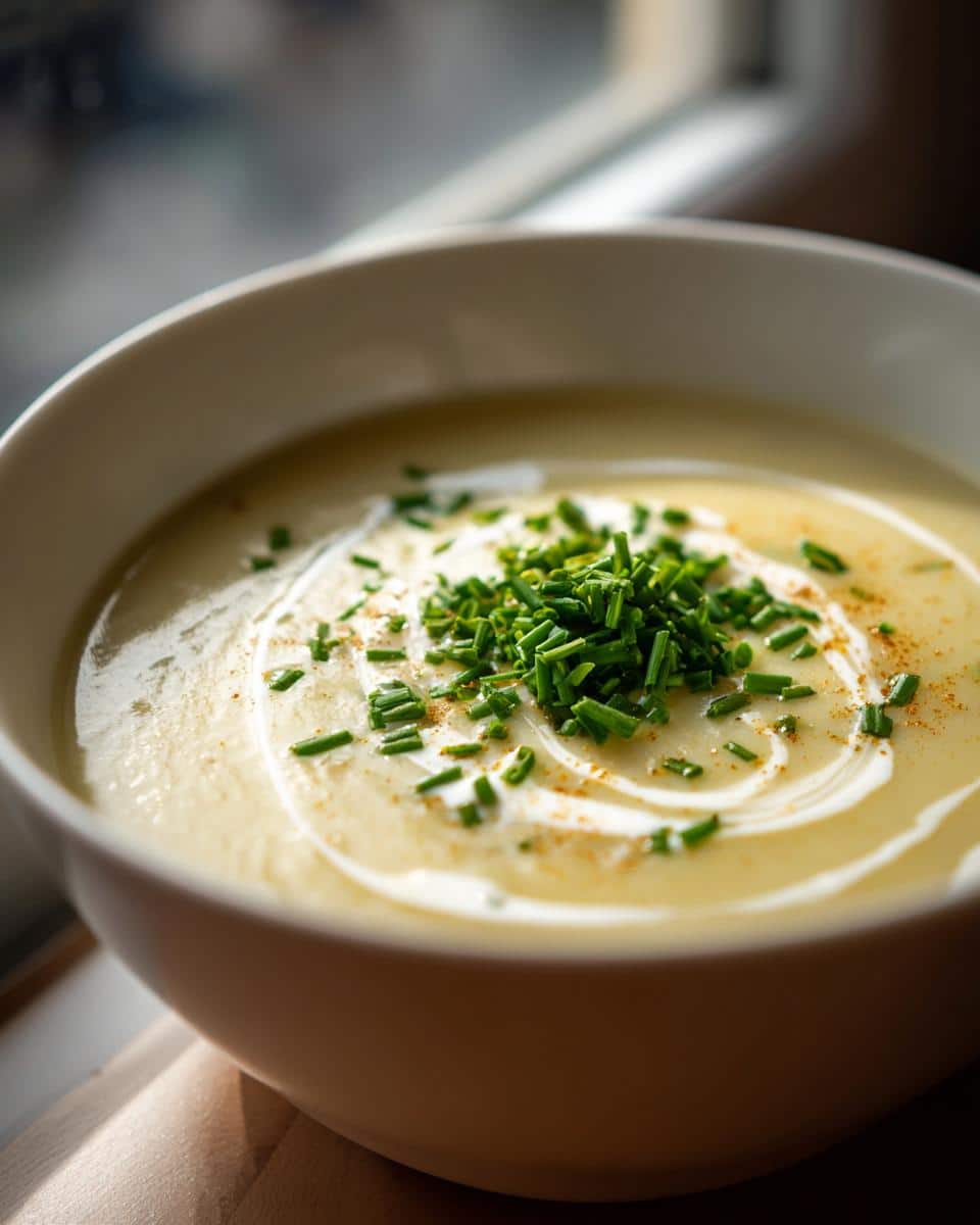 Potato leek soup creamy - detail 1