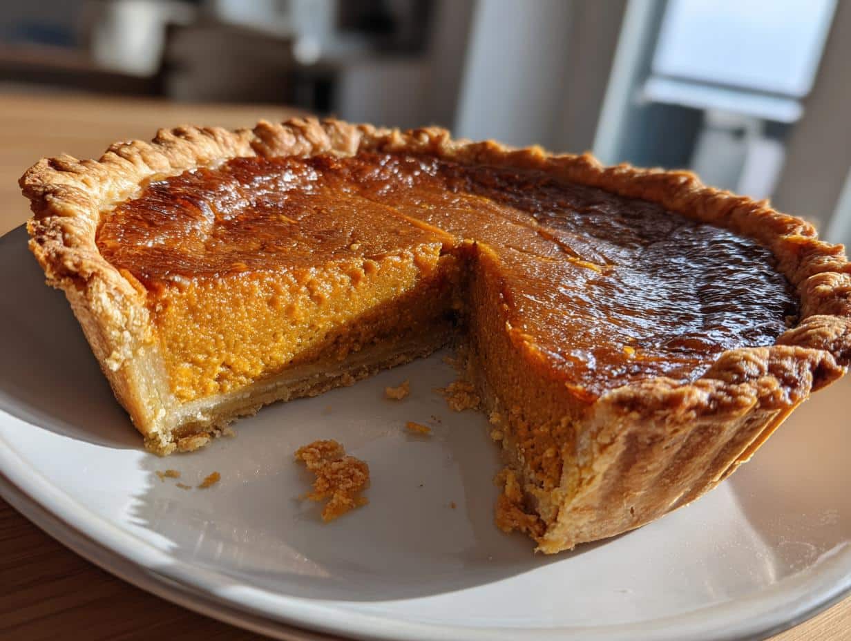Spiced sweet potato pie