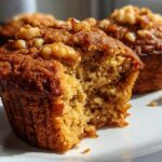 Vegan banana bread muffins