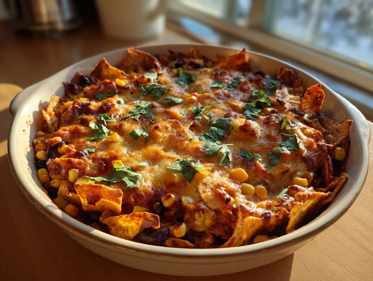Vegan nacho casserole