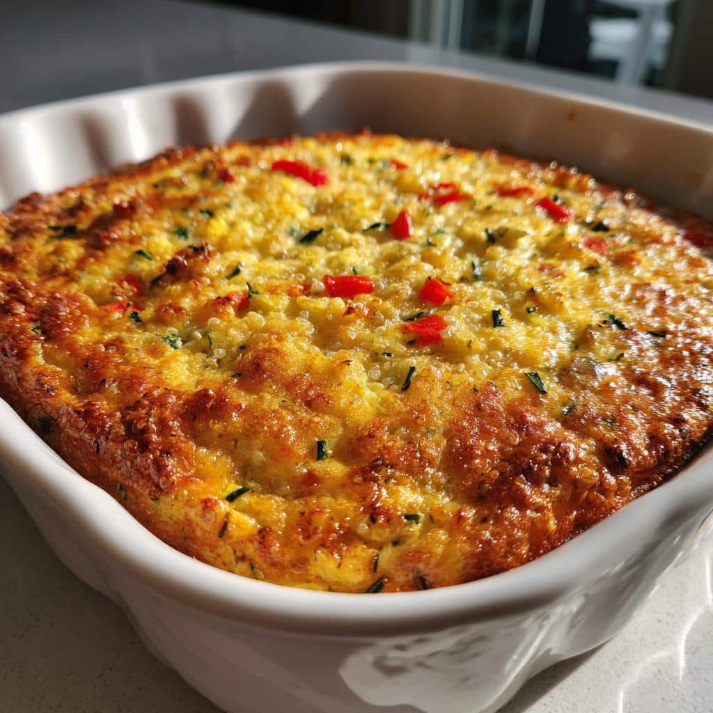 Zucchini and quinoa casserole - detail 1
