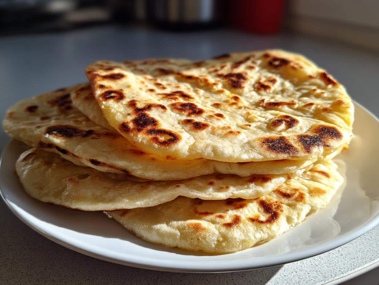 4 Ingredient Easy Sourdough Discard Tortillas