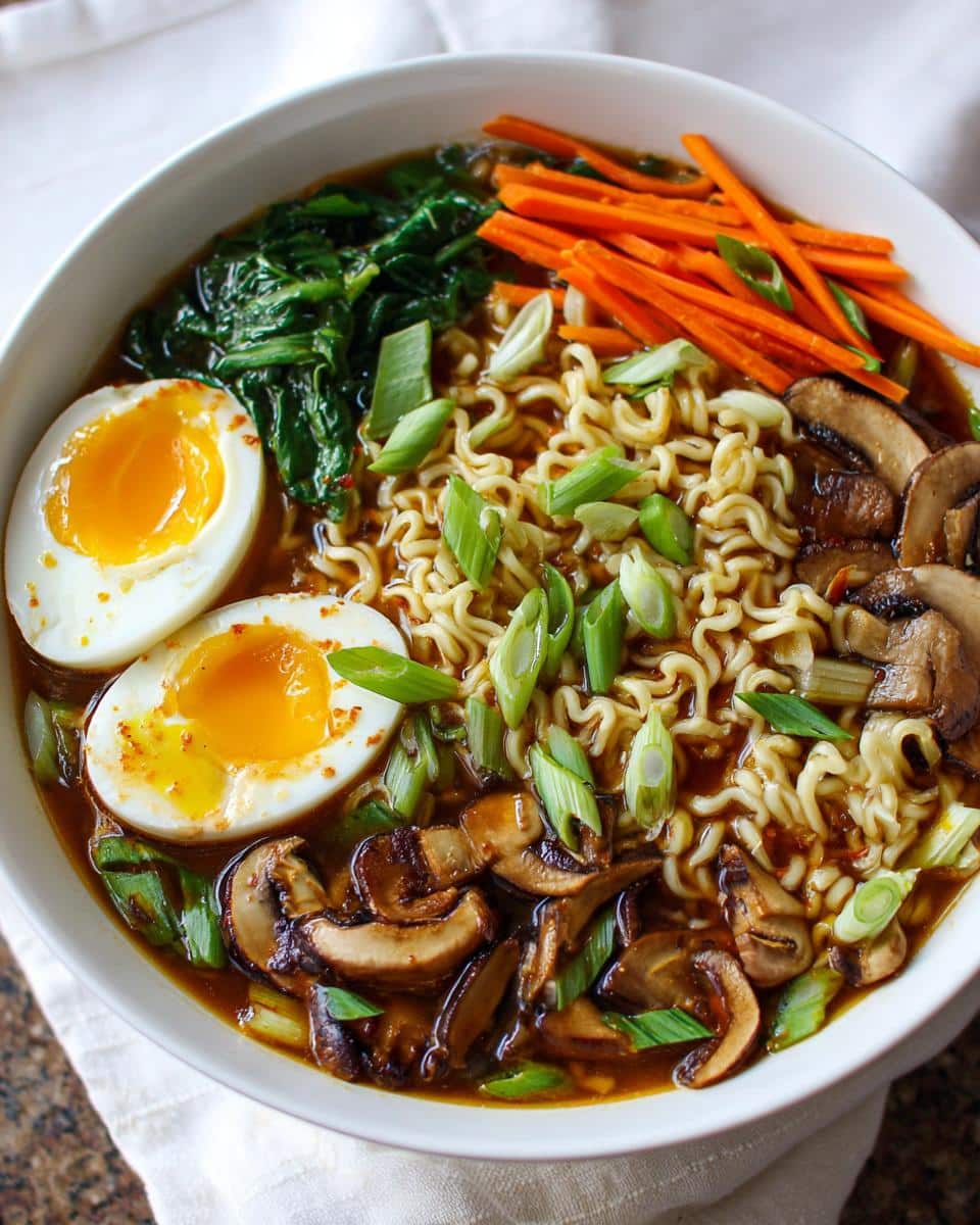 Fast Vegetarian Ramen - detail 1