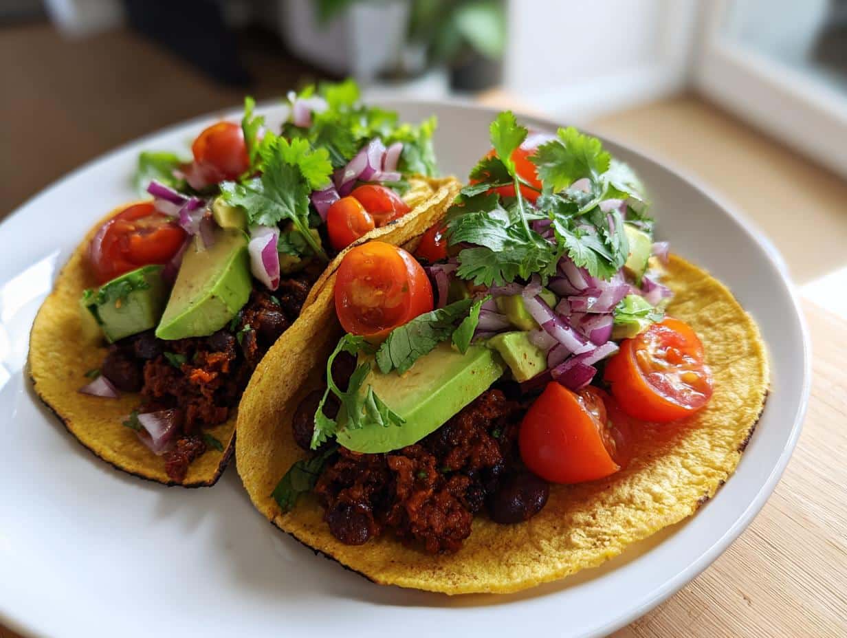 Galentine's Vegan Breakfast Tacos