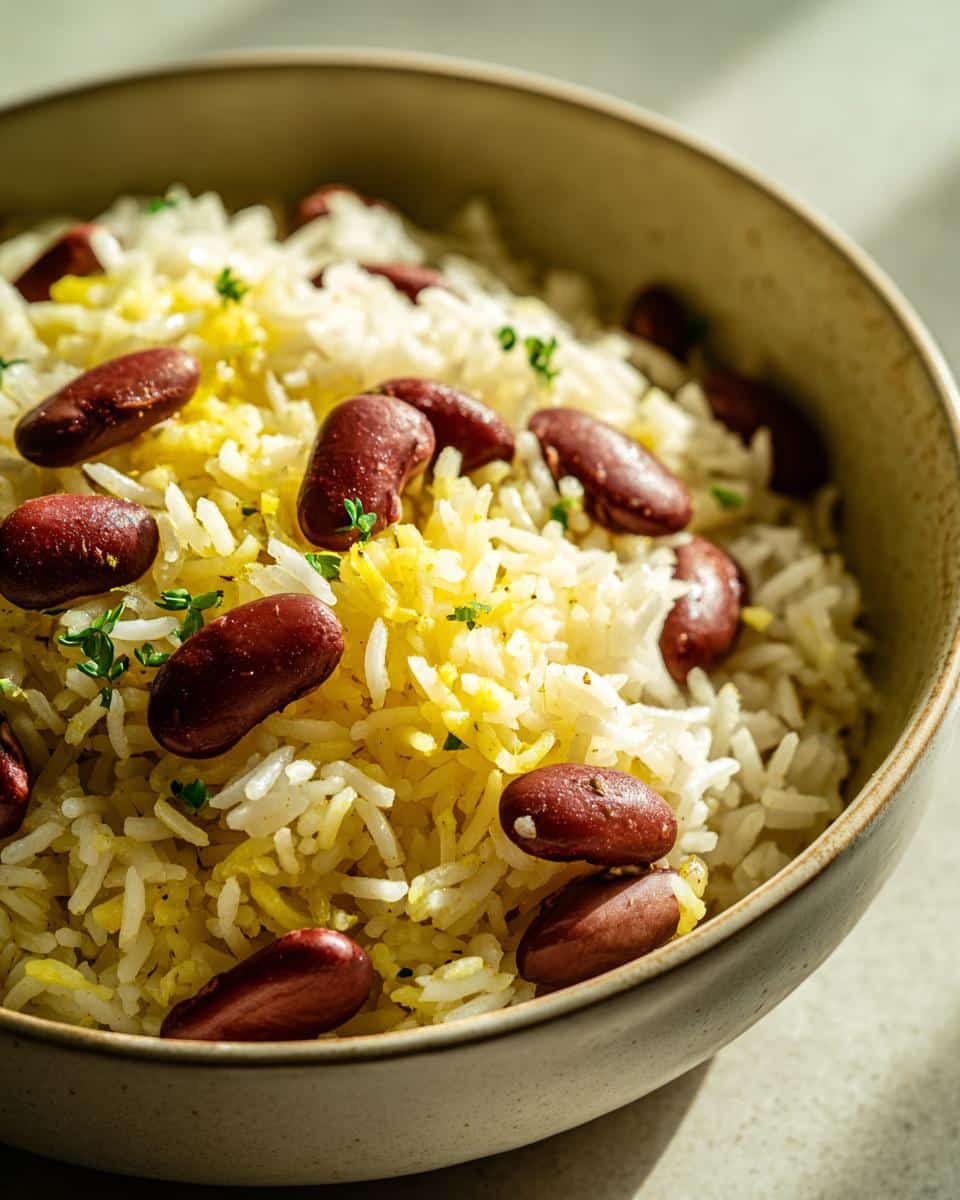 Jamaican Rice and Peas - detail 1