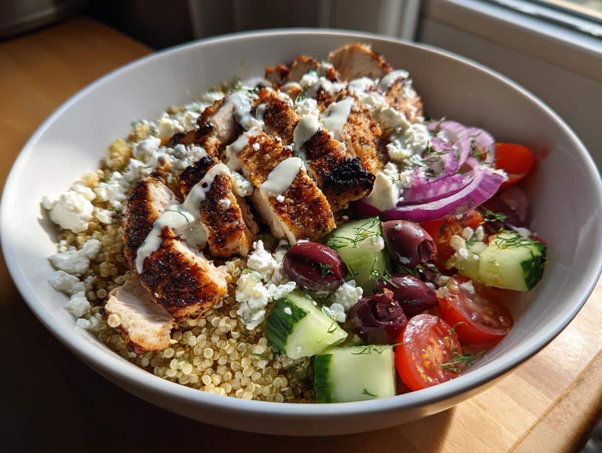 Mediterranean Chicken Bowls