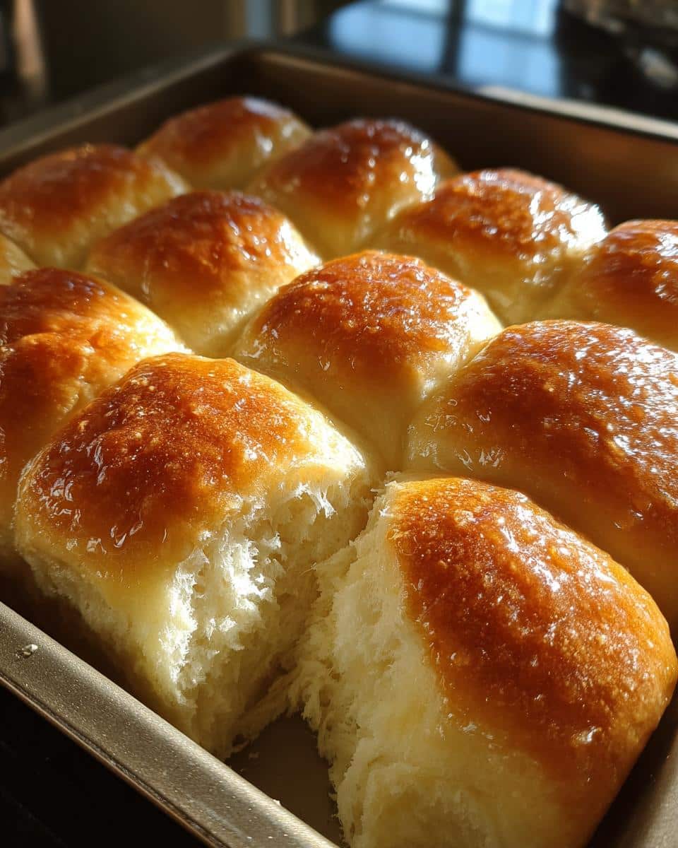 Sourdough Discard Dinner Rolls - detail 1