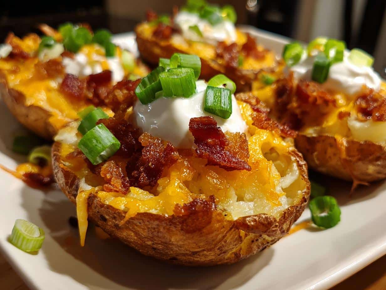 Super Bowl Loaded Potato Skins